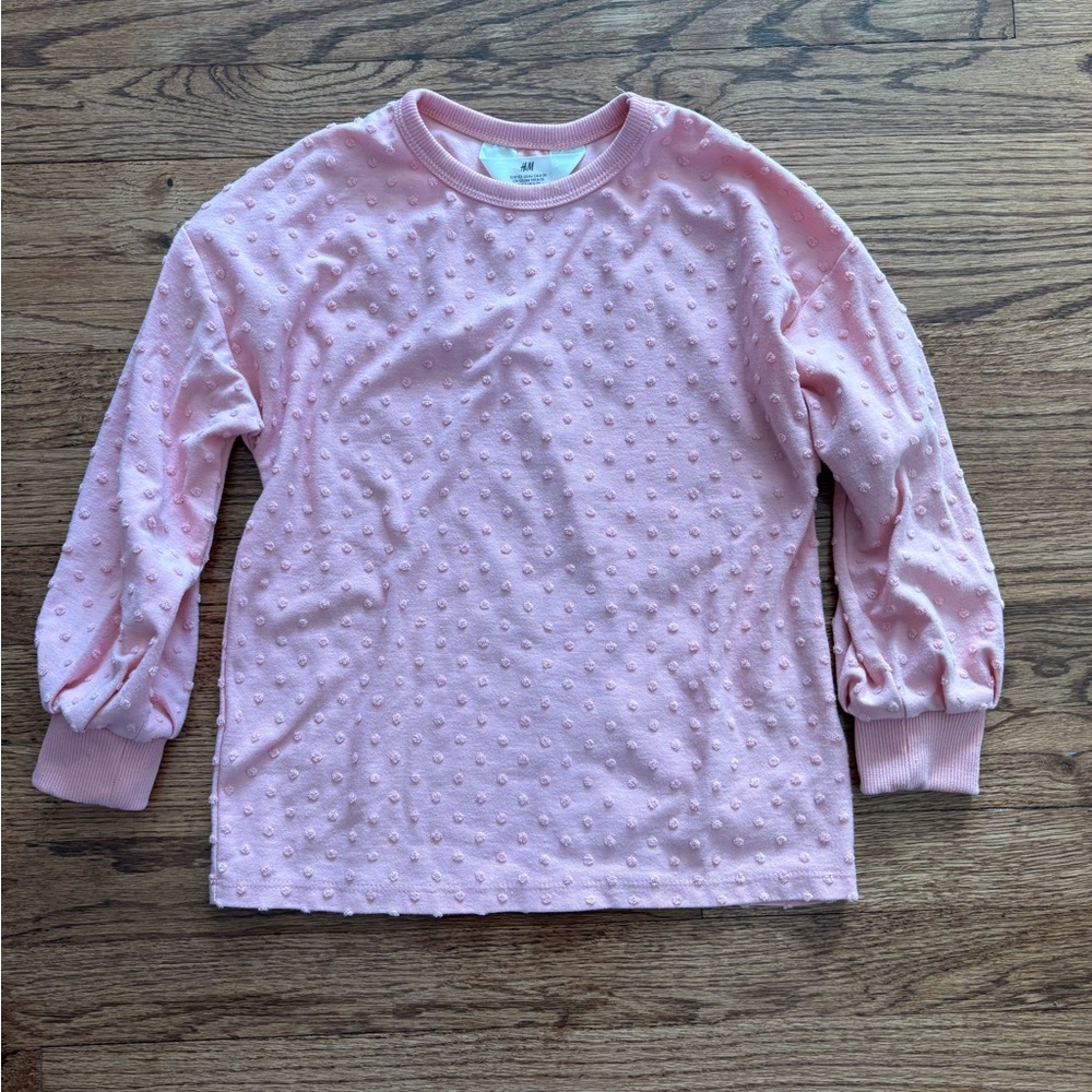 NWOT H&M Swiss Dot Lightweight Sweatshirt